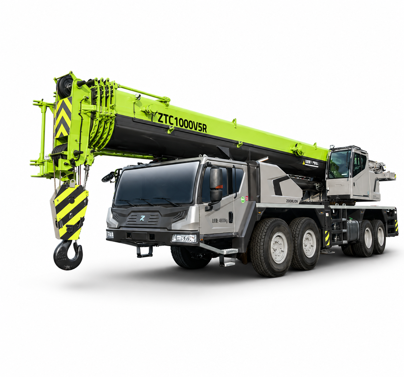 zoomlion truck crane ZTC1000V532R